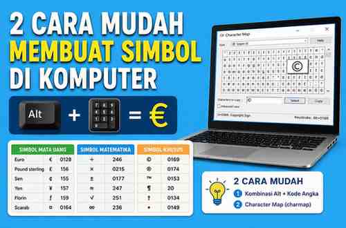 2 Cara Mudah Membuat Simbol di Komputer