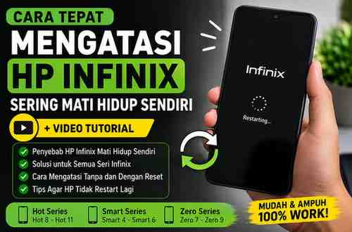 Cara Tepat Mengatasi HP Infinix Sering Mati Hidup Sendiri + Video