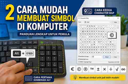 2 Cara Mudah Membuat Simbol di Komputer