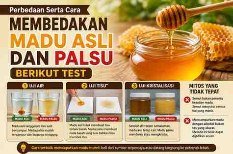 Perbedaan Serta Cara Membedakan Madu Asli dan Palsu Berikut Test